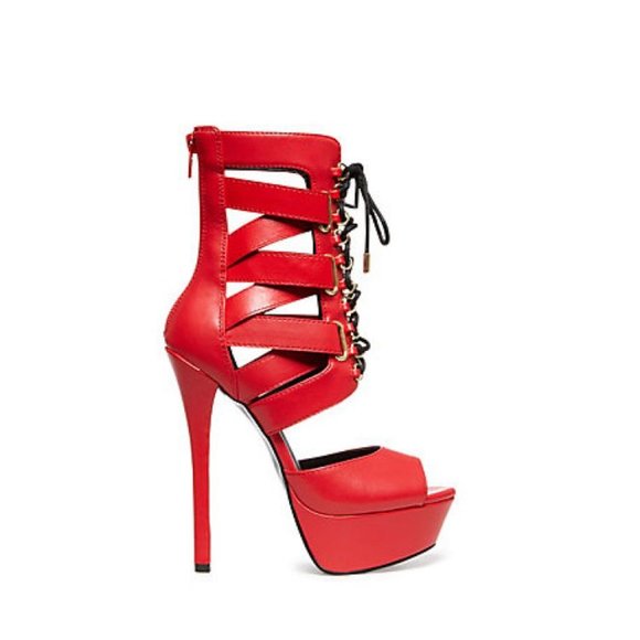 Steve Madden Shoes - Steve Madden Keyshia Cole FRNZY Platform Holiday Heels Shoes 6